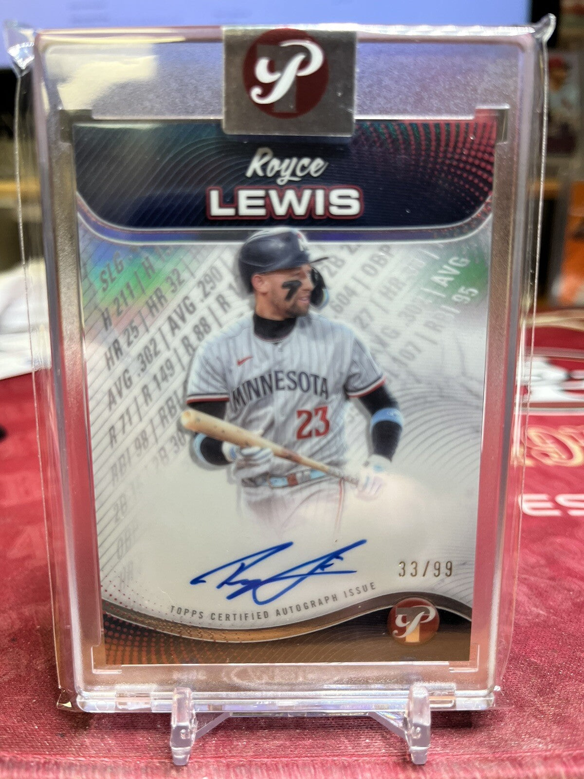 2024 Topps Pristine Pristine Production Autograph PPA-RL Royce Lewis /99 Twins