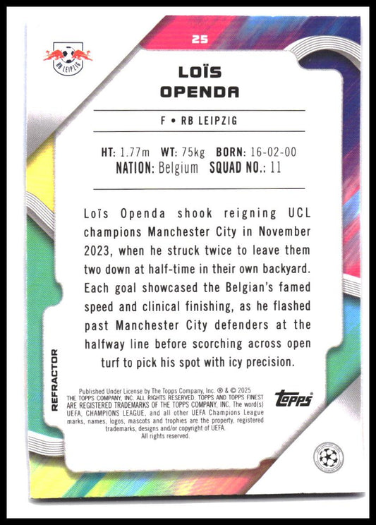 Loïs Openda #25 2024-25 Finest UEFA Club Competitions