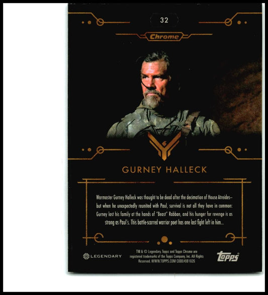 2024 Dune Chrome® - Hobby Box Rainbow Refractor ##32 Gurney Halleck