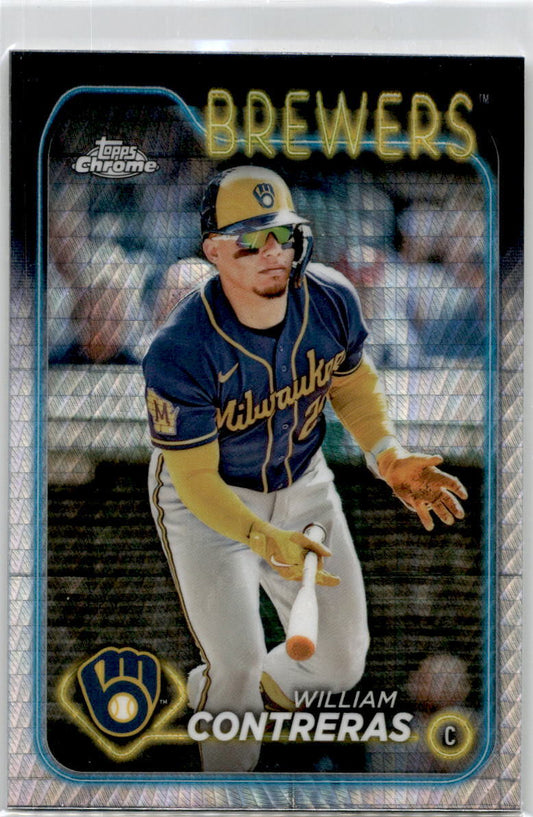 2024 Topps Prism #61 William Contreras Milwaukee Brewers