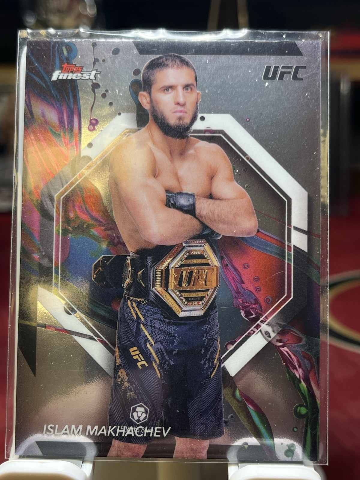 2024 Topps Finest UFC #63 Islam Makhachev
