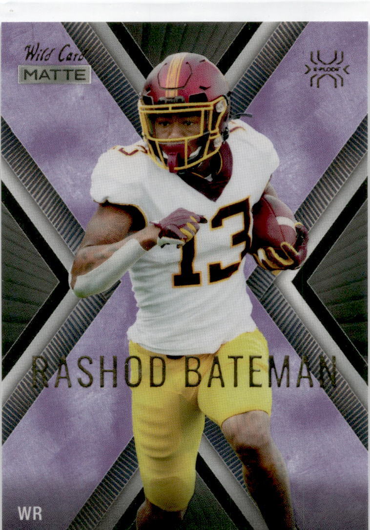 2021 Wild Card Matte #MXP-16 Rashod Bateman Baltimore Ravens