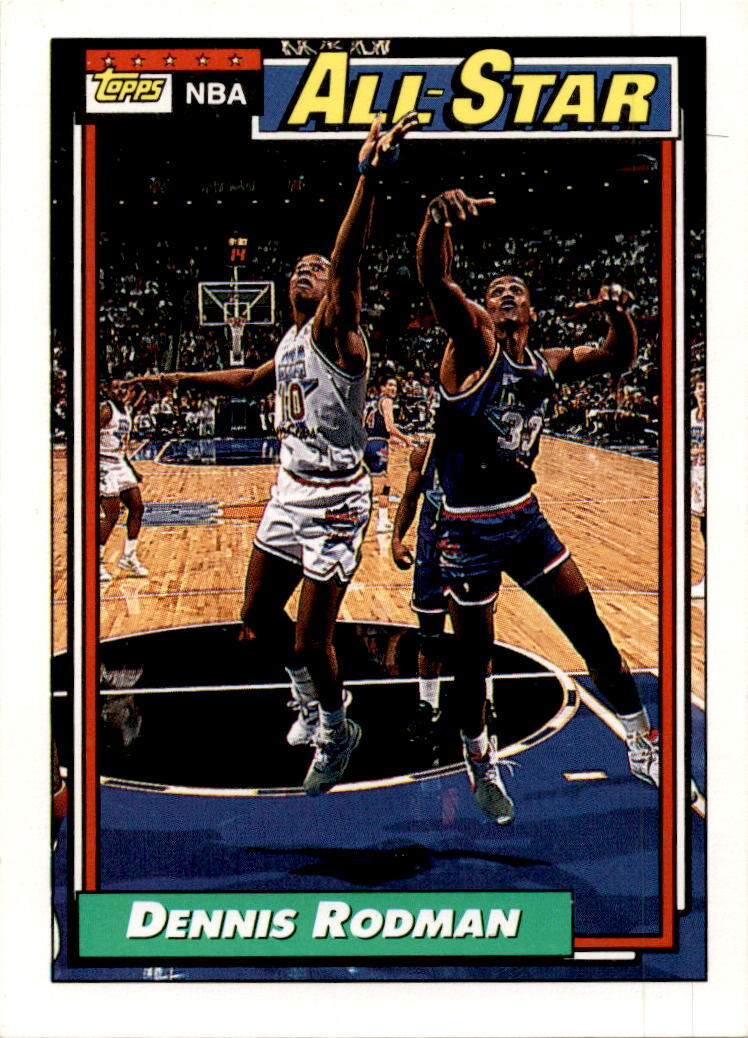 1992-93 Topps #117 Dennis Rodman Detroit Pistons
