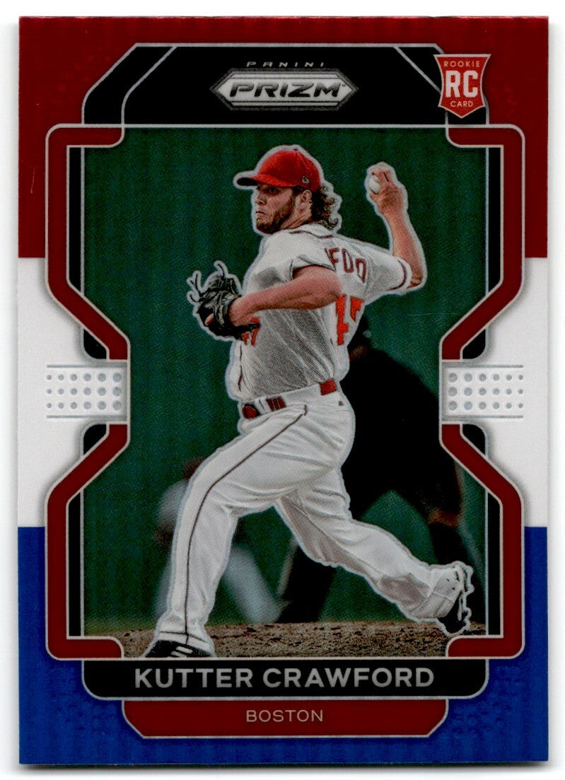 2022 Panini Prizm Red/White/Blue Kutter Crawford Rookie Boston Red Sox #23