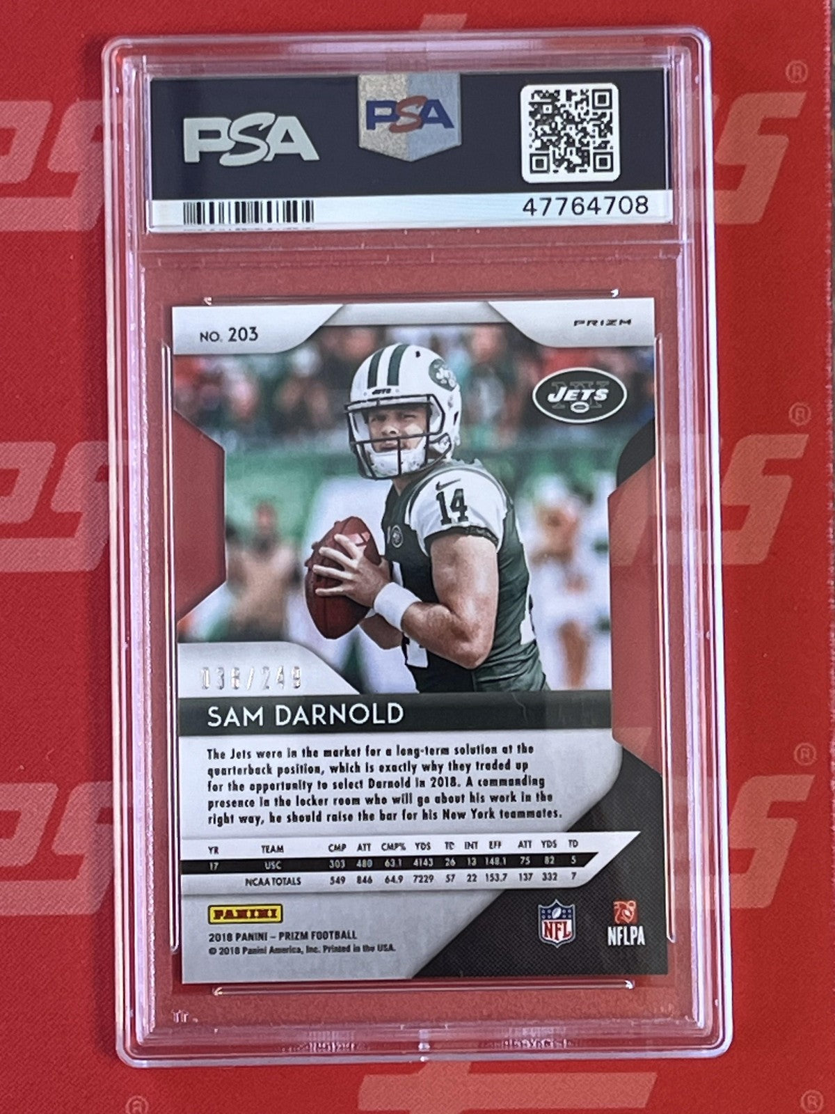 2018 Panini Select White Prizm #46 Russell Wilson