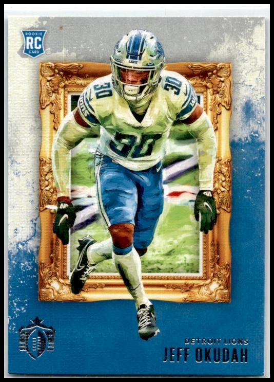 2020 Panini Chronicles Gridiron Kings #GK-40 Jeff Okudah Detroit Lions