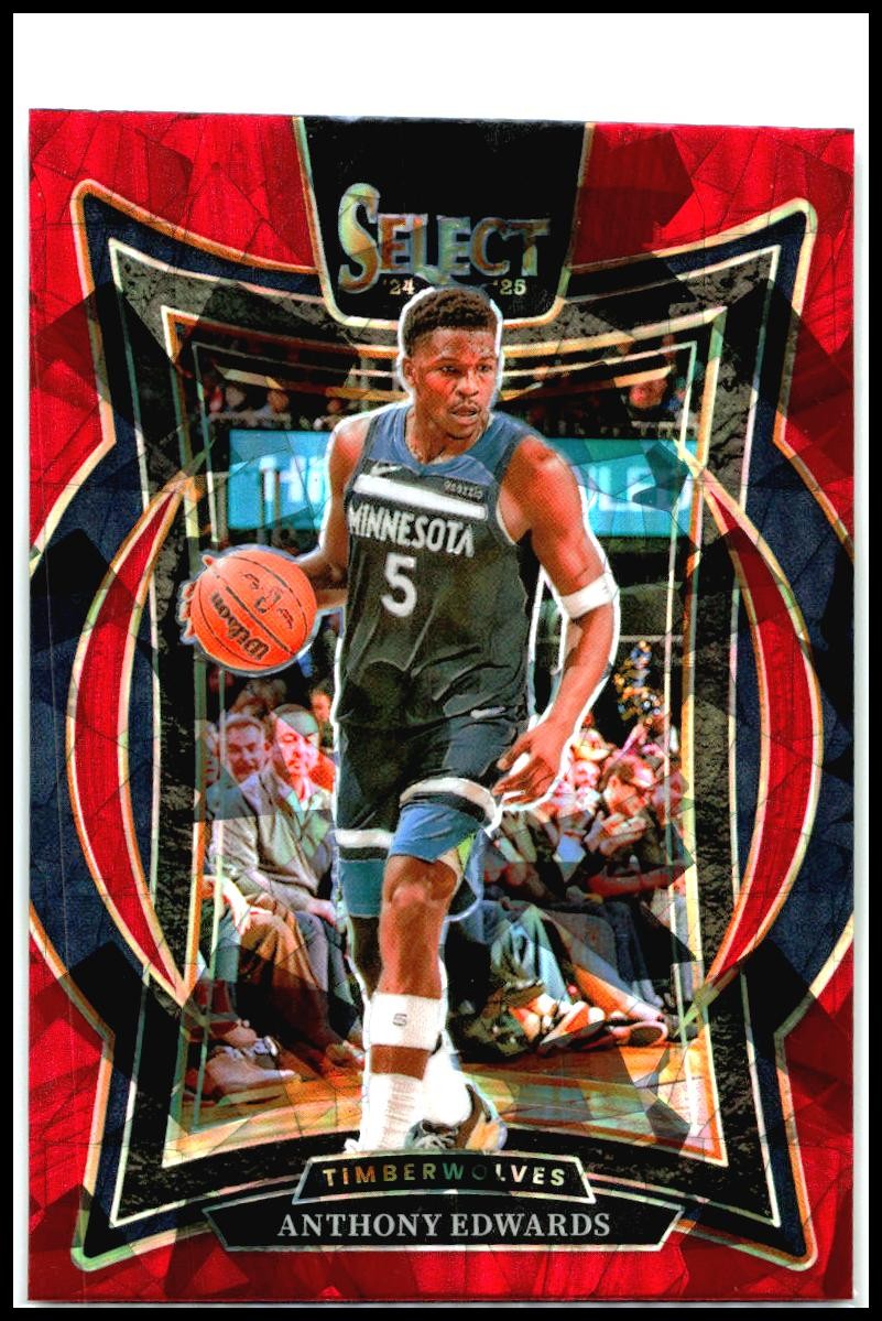 Anthony Edwards Red Ice #23 2024-25 Select Timberwolves