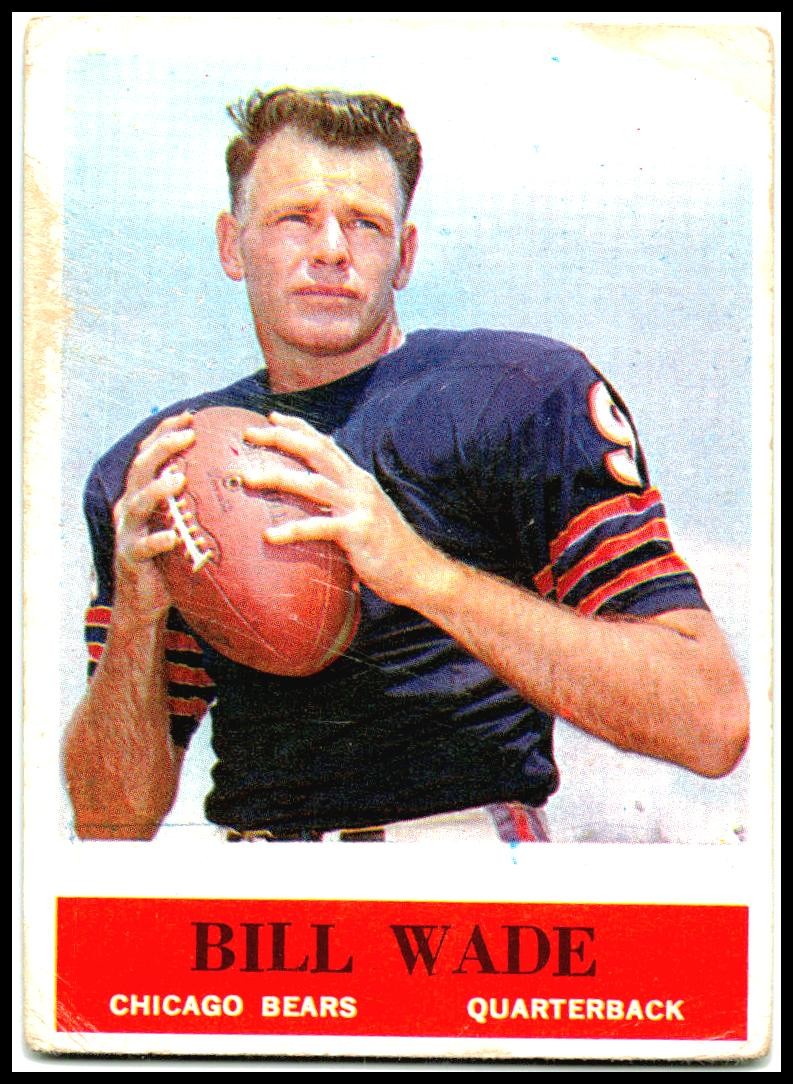 1964 Philadelphia #26 Bill Wade Chicago Bears