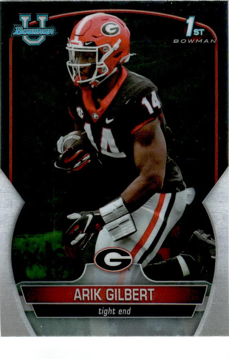 2022 Bowman Chrome University #54 Arik Gilbert Georgia Bulldogs