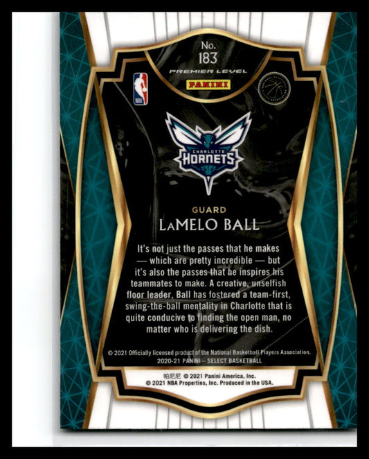2020 Select Retail Blue #183 LaMelo Ball Charlotte Hornets