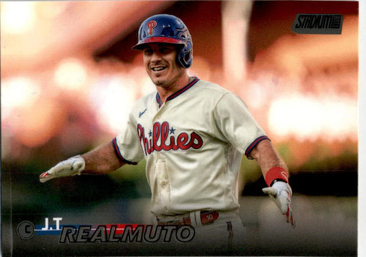 2023 Stadium Club Black Foil #269 J.T. Realmuto Philadelphia Phillies