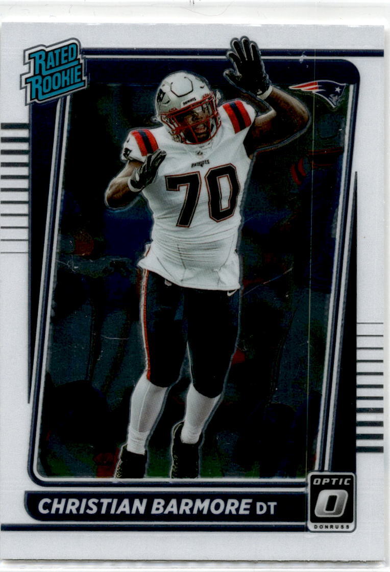 2021 Donruss Optic #268 Christian Barmore Rookie New England Patriots