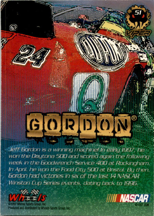 1997 Wheels Viper First Strike #51 Jeff Gordon Hendrick Motorsports
