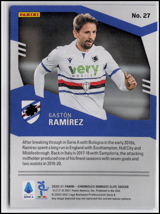 2020-21 Panini Chronicles - Elite Serie A #27 Gaston Ramirez