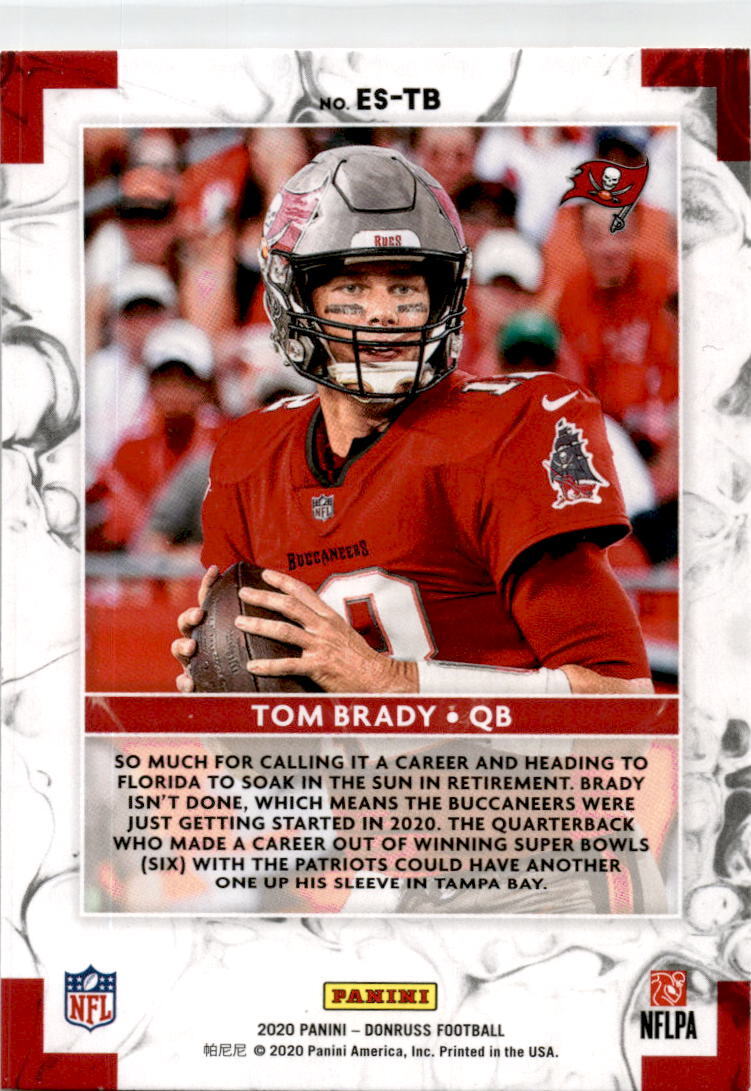 2020 Donruss Elite Series #ES-TB Tom Brady