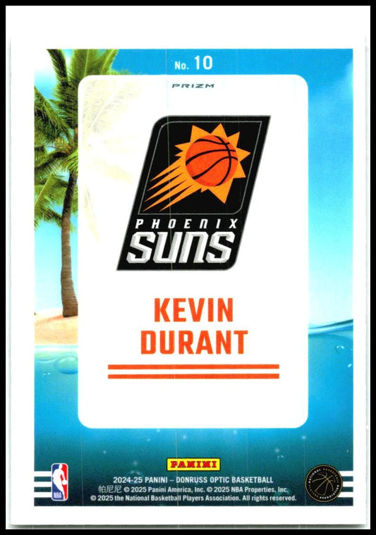 2024-25 Donruss Optic Splash! Holo #10 Kevin Durant Phoenix Suns