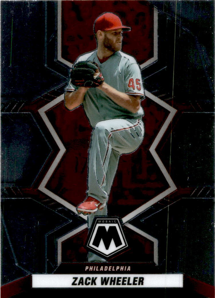 2022 Panini Mosaic #174 Zach Wheeler Philadelphia Phillies.