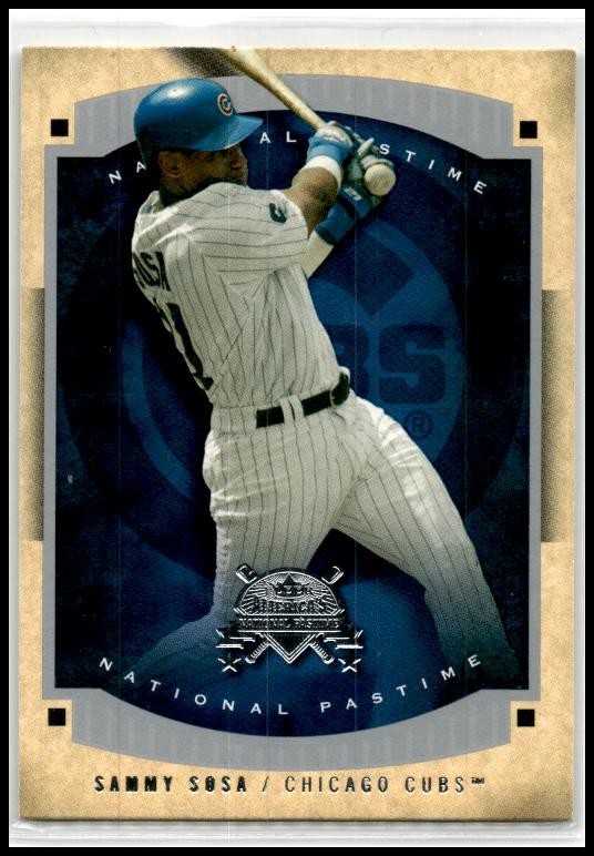 2005 Fleer National Pastime #14 Sammy Sosa Chicago Cubs