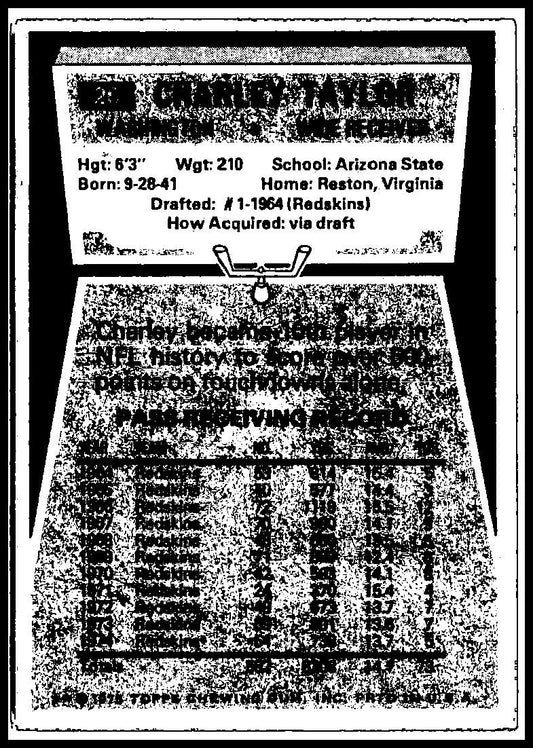 1975 Topps #20 Charley Taylor Washington Redskins