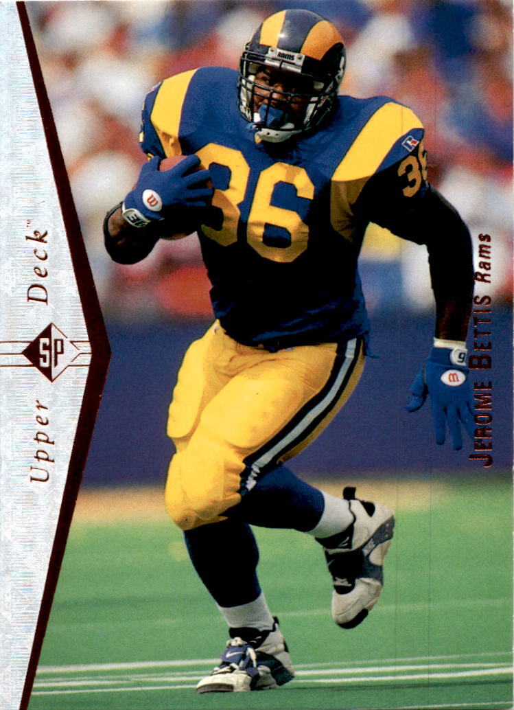 1995 SP #62 Jerome Bettis LA Rams