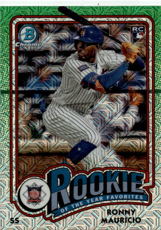 2024 Bowman Chrome Mega #ROY-1 Ronny Mauricio New York Mets