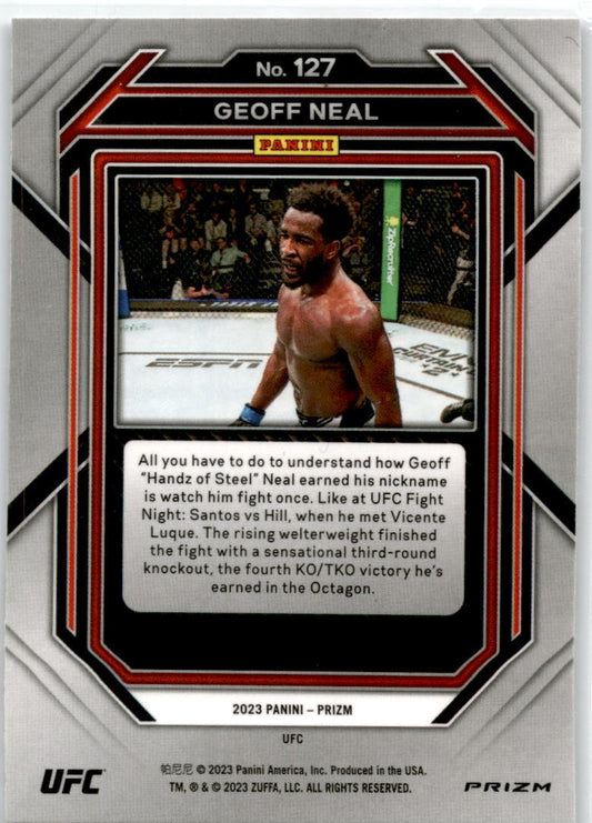 2023 Panini Prizm Ice Prizms UFC #127 Geoff Neal