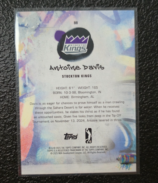 2024-25 Topps G-League - Antoine Davis #88 Orange /149 (RC)