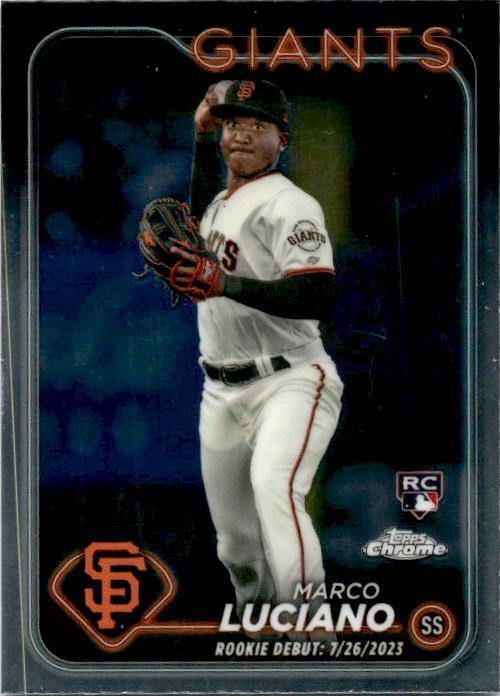 2024 Topps Chrome Update #USC132 Marco Luciano San Francisco Giants