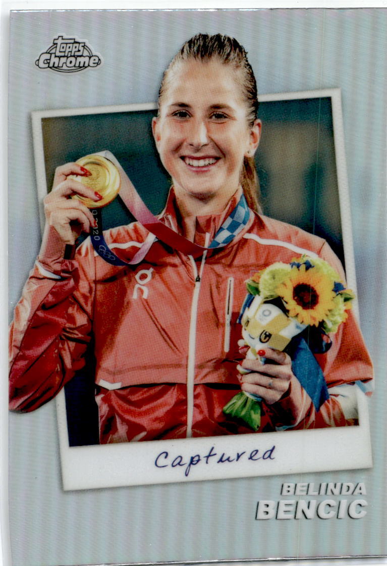 2024 Topps Chrome Tennis Captured #CTD-BB Belinda Bencic