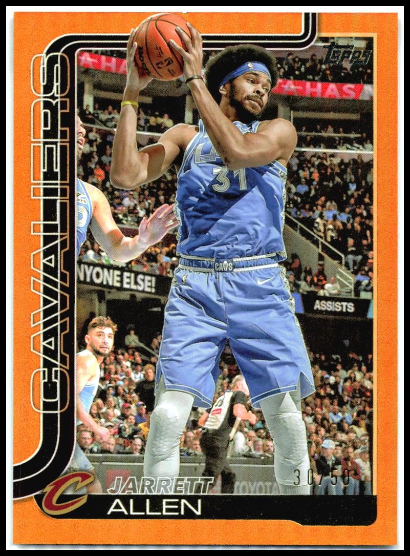 2025-26 Topps Gold Holo Foil #85 Jarrett Allen #/50 Cleveland Cavaliers