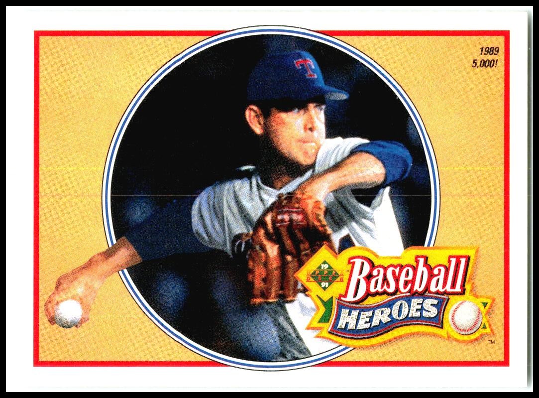 1991 Upper Deck Baseball Heroes: Nolan Ryan #15 Nolan Ryan Texas Rangers