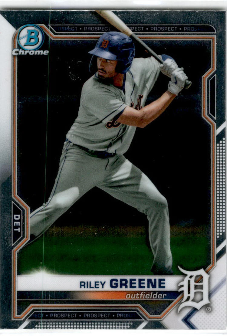 2021 Bowman Draft #BDC-107 Riley Greene Detroit Tigers