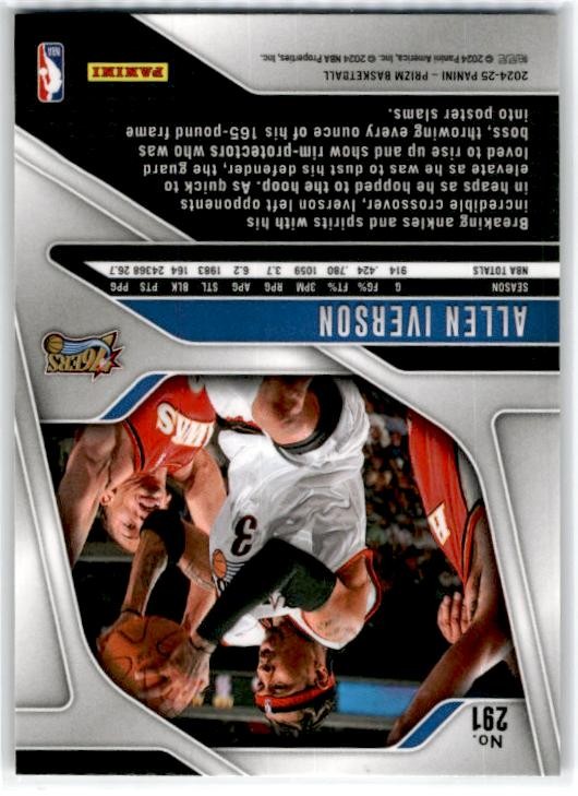 2024-25 Panini Prizm #291 Allen Iverson