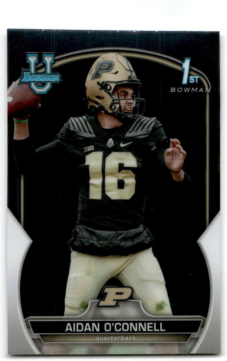 2022 Bowman University Chrome Aidan O'Connell Purdue Boilermakers #60