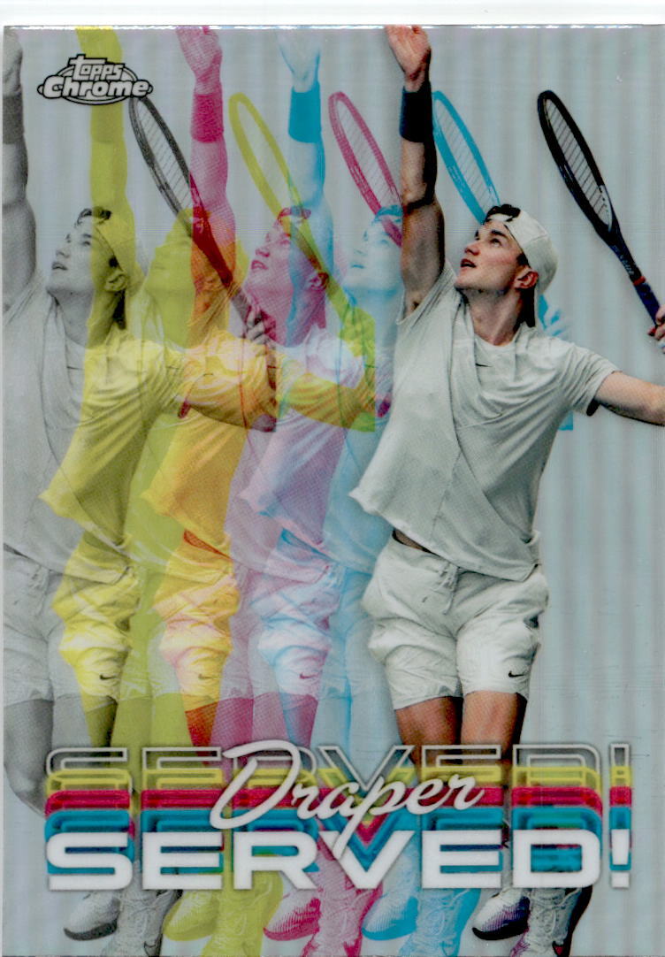 2024 Topps Chrome Tennis Served #SER-JD Jack Draper