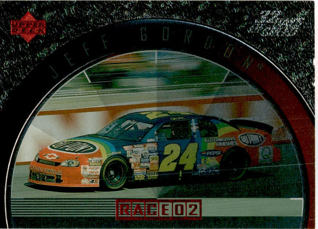 1998 Upper Deck Victory Circle 32 Days of Speed #DS2 Jeff Gordon