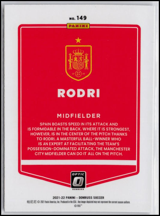 2021-22 Donruss #149 Rodri Optic