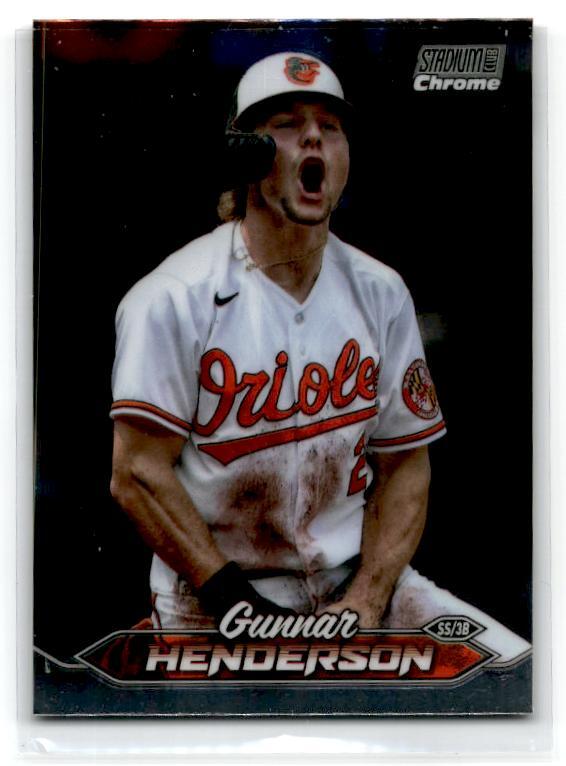 2024 Stadium Club Chrome #16 Gunnar Henderson Baltimore Orioles