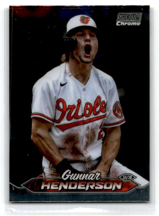 2024 Stadium Club Chrome #16 Gunnar Henderson Baltimore Orioles