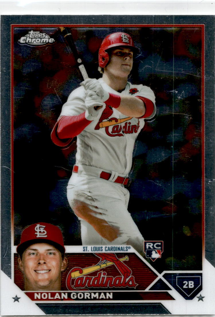 2023 Topps Chrome #192 Nolan Gorman Rookie St. Louis Cardinals
