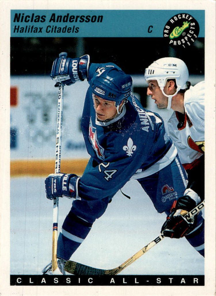 1993 Classic Pro Prospects #120 Niklas Andersson Halifax Citadels