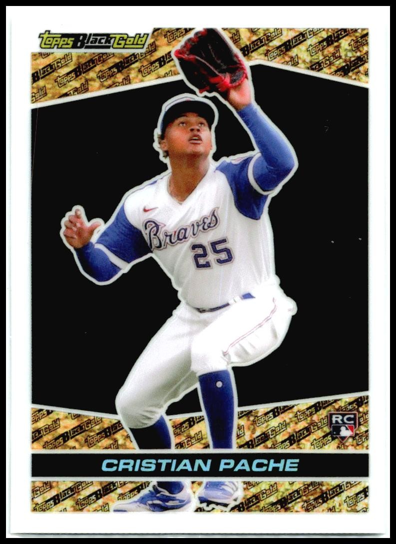 2021 Topps Chrome Update Topps Black Gold #BGC-29 Cristian Pache Atlanta Braves