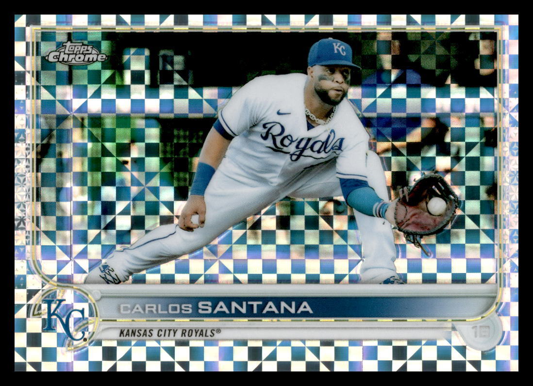 2022 Topps Chrome  X-Fractor #143 Carlos Santana