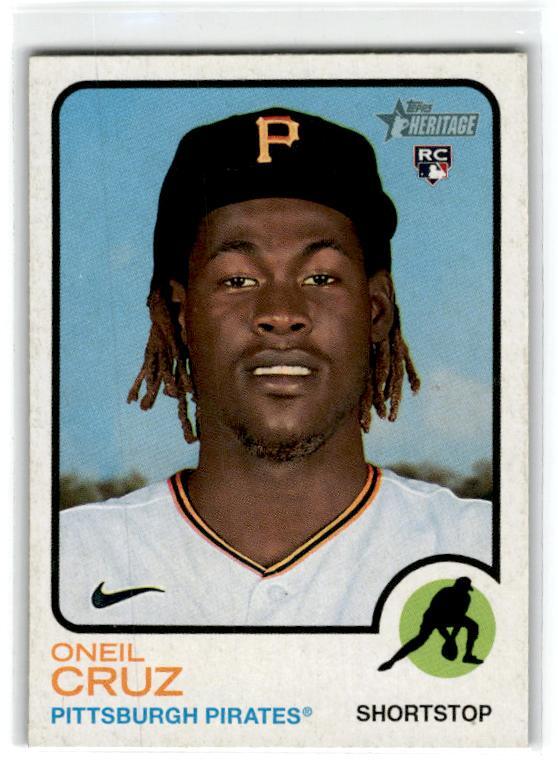 2022 Topps Heritage #157 Oneil Cruz Pittsburgh Pirates