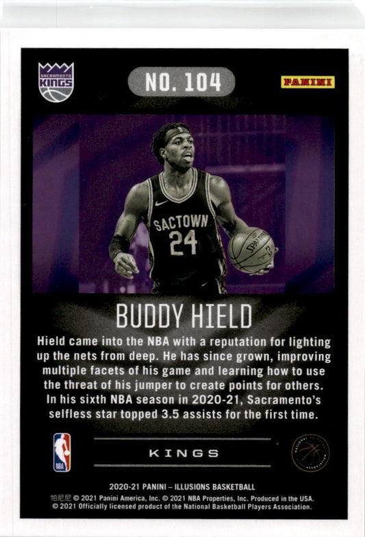 2020 Panini Illusions #104 Buddy Hield 042/149 Sacramento Kings