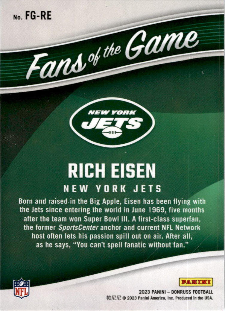 2023 Donruss Fans of the Game #FG-RE Rich Eisen