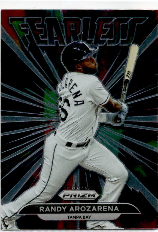 2022 Panini Prizm Fearless #FL-15 Randy Arozarena Tampa Bay Rays