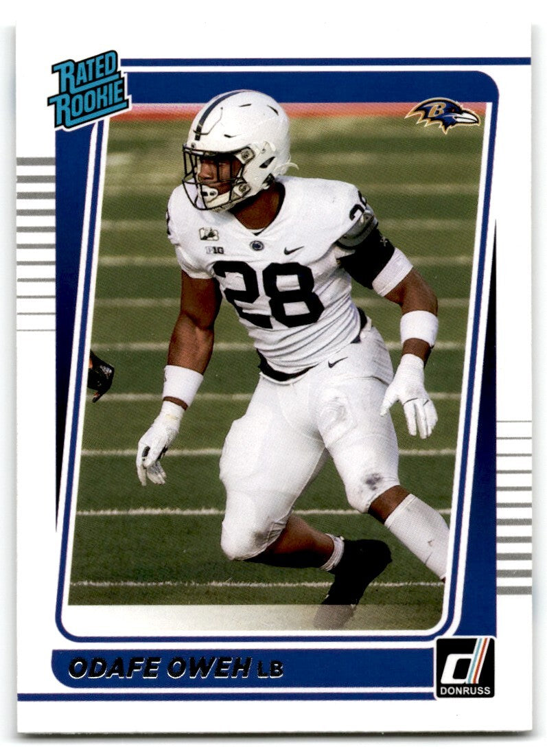 2021 Donruss Odafe Oweh Rookie Baltimore Ravens #345