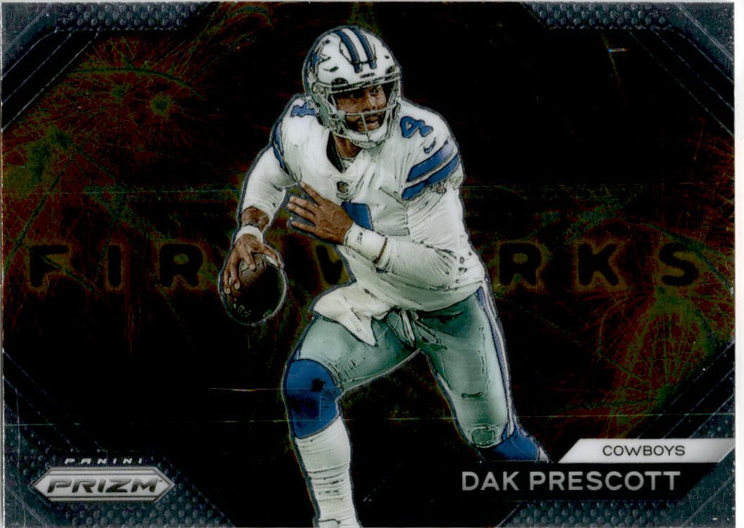 2023 Panini Prizm Firework #F-5 Dak Prescott Dallas Cowboys