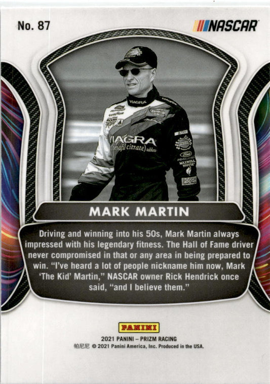 2021 Panini Prizm #87 Mark Martin
